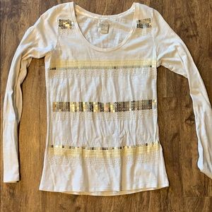Lucky Brand Sequin Tee!